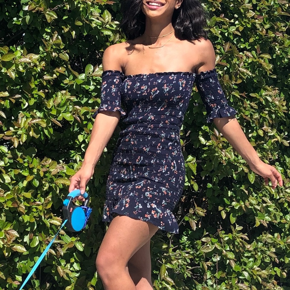 Little Lie blue stretchy dress